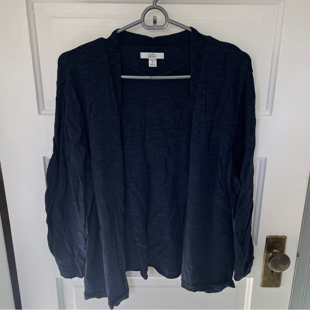 EUC Croft & Barrow open cardigan